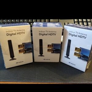 Set of 3 | Wave Indoor TV Antenna Digital HDTV | New!